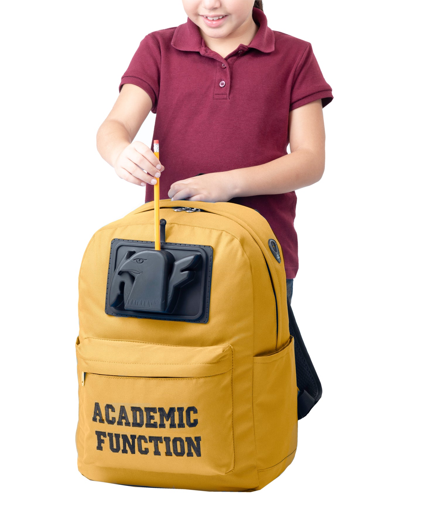 Academic Function backpacks with Integrated Powered Pencil Sharpener & cell phone charger - afrancillon.com